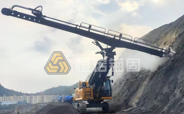 高舉鉆機(jī)在邊坡支護(hù)中的施工流程